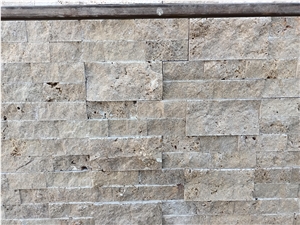 Ledger Corner Noce Travertine