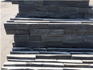 Black Stacker Stone Ledge Panel Culture Stone Veneer