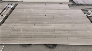 China Wooden White Serpeggiante Marble Slabs & Tiles,