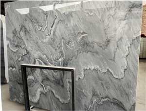 Chinese Bruce Grey Marble Slabs