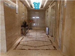 Sophia Golden Marble Floor & Wall