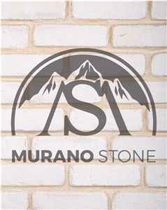 Murano Bricks White Flat Stone Veneer