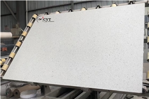 Grey White Cement Terrazzo Slab For Wall And Floor Tile