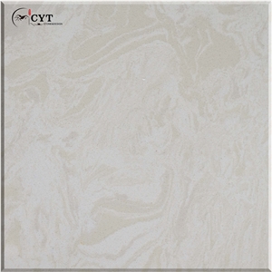 Oman Beige Engineered Marble Stone Slab For Wall And Floor