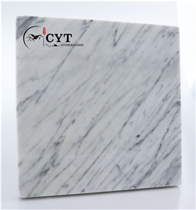Bianco Carrara Marble Slab Pattern For Wall Floor Tile