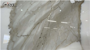 Calacatta Gold Marble Pattern Slab For Floor Wall Tile