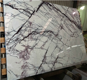 Lilac Marble Pattern Slab For Wall Tile
