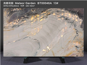 Meteor Garden Quartzite Slabs, Macaubas Fantasy Quartzite Slabs