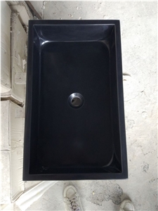 China Blue Limestone Honed Popular Sink,Limestone Wash