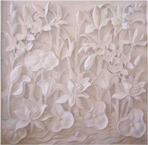 Customized Stone Reliefs 3D Carved Marble Wall Relief