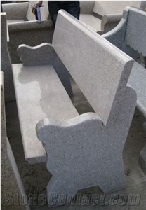 Rectangle Slab Granite Handcraft Surface Stone Bench