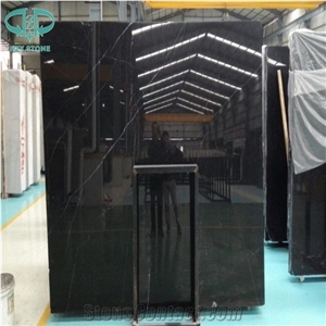 Black Marquina Marble Slabs & Tiles,Nero Marquina Marble