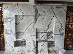 Turkey Milas Lilac Marble Slab & Tiles Used For Countertops