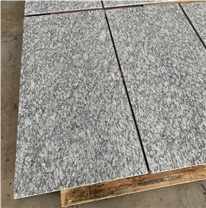 New Seawave White Spray White Granite Slab Tile
