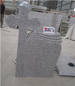 Romania Four-Leaf Clover Granite Headstone