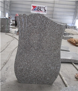 Romania Four-Leaf Clover Granite Headstone