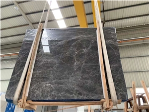 Black Base Hermes Grey Marble Popular Wall And Floor Tiles