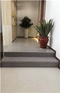 Honed Terrazzo Staircase,Artificial Stone Stair For Projects