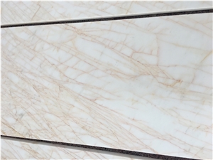 White Golden Spider Marble,Drama Gold Marble With Gold Veins