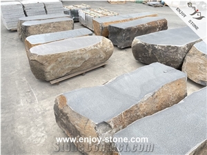Granite Garden Bench, Stone Seating, Street Furniture
