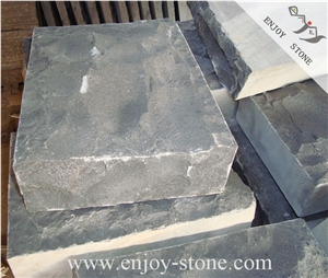 Natural Split Hainan Black Basalt Wall Tiles