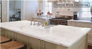 Chinese Stone Material Oriental White Marble Wall Tiles