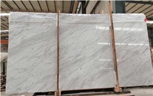 Natural Stone Greece Old Quarry Volakas White Marble Slab