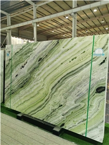 Shangri-La Green Jade Marble Slabs