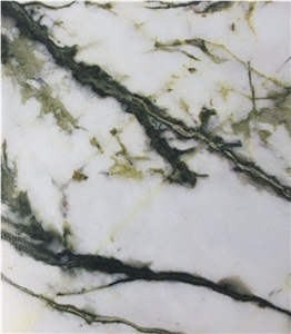 White & Green Marble