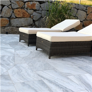 Popular Anti-Slip White Granite Pool Pavers Tile