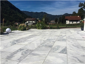 Popular Anti-Slip White Granite Pool Pavers Tile