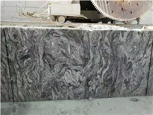 2Cm Thick China Juparana Grey And White Granite Slabs