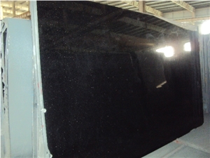 Black Galaxy Granite Slabs & Tiles