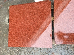 Dyed Red Granite Tiles