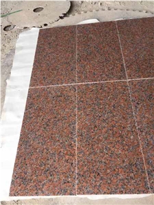 Maple Leaf Red Granite Tiles From Xzx-Stone