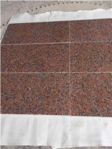 Maple Leaf Red Granite Tiles From Xzx-Stone