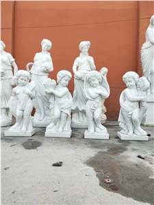 Factory Supplier Children Statue For Garden, Outdoor Decors