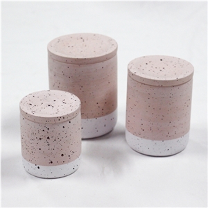 Travertine Candle Jars Home Decor Products