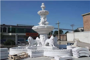Water Feature Fountain With Flower Pot