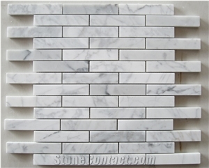 White Marble Kitchen Bathroom Wall Lantern Mosaic Tile