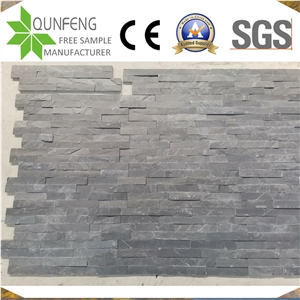 Black Split Face Culture Stone Z China Slate Wall Tiles