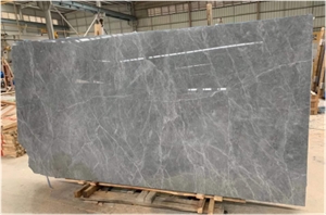 Big Size China Hermes Grey Factory Marble Slab