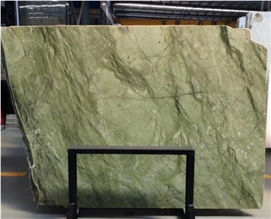 Delicate Colors Dandong Green China Marble Slab