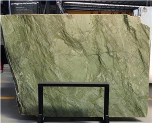 Delicate Colors Dandong Green China Marble Slabs