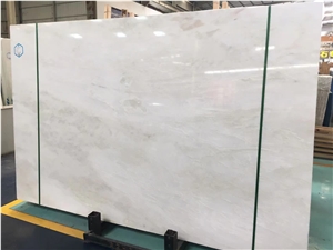 Factory Stock Royal White Jade Polished Marble Slabs