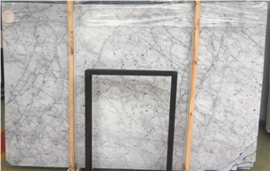 Finely Processed Benz Gray Factory Marble Slab