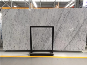 Good Quality Carrara White Polished Marble Slab