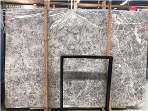 High Quality Silver Fox Of Mountain Polished Marble Slab