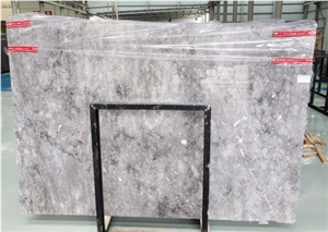 Stable Quality Gully Grey Myanmar Origin Polished Marble