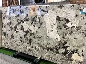 Stable Quality Snow Mountain Blue Polished Slab